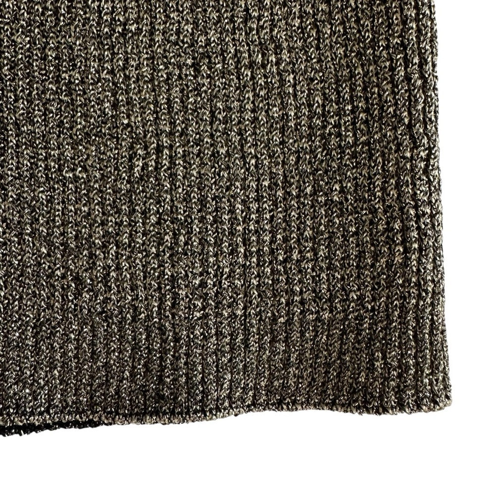 Nwt Cefinn Remi Lurex Bi-Color Crewneck Jumper Sweater Gold Metallic Uk M Us 6-8 — image 6 of 8